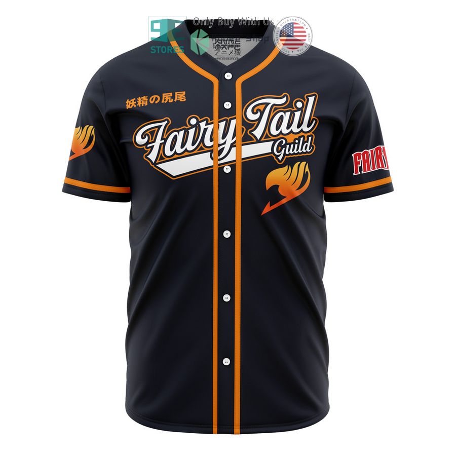 BEST Fairy Tail Guild Fairy Tail Baseball Jersey baseball jersey product view 1