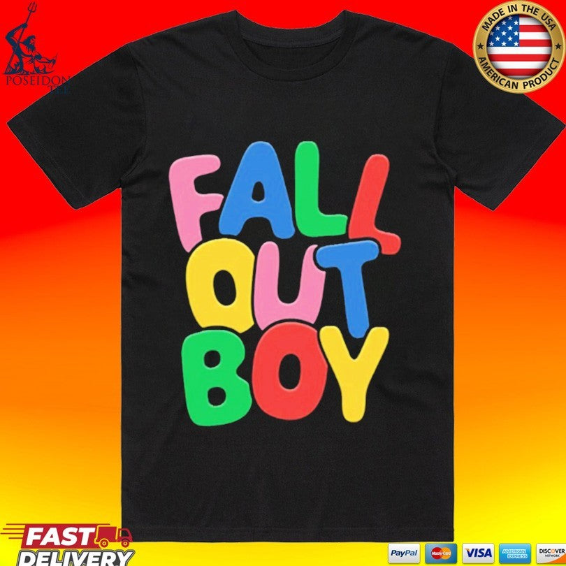 Fall Out Boy Bubble Logo Shirt Unisex T-shirt, Sweatshirt, Hoodie, Long Sleeve Tee - T-Shirt, Sweatshirt, Hoodie