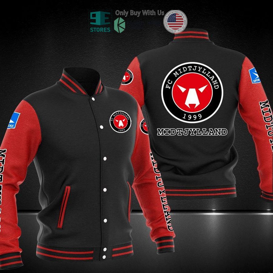 BEST FC Midtjylland Baseball Jacket baseball jersey product view 1