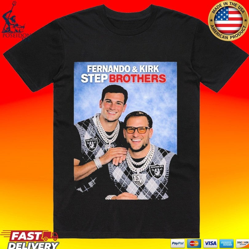 Fernando Mendoza And Kirk Cousins Step Brothers T-shirt Unisex T-shirt, Sweatshirt, Hoodie, Long Sleeve Tee - T-Shirt, Sweatshirt, Hoodie