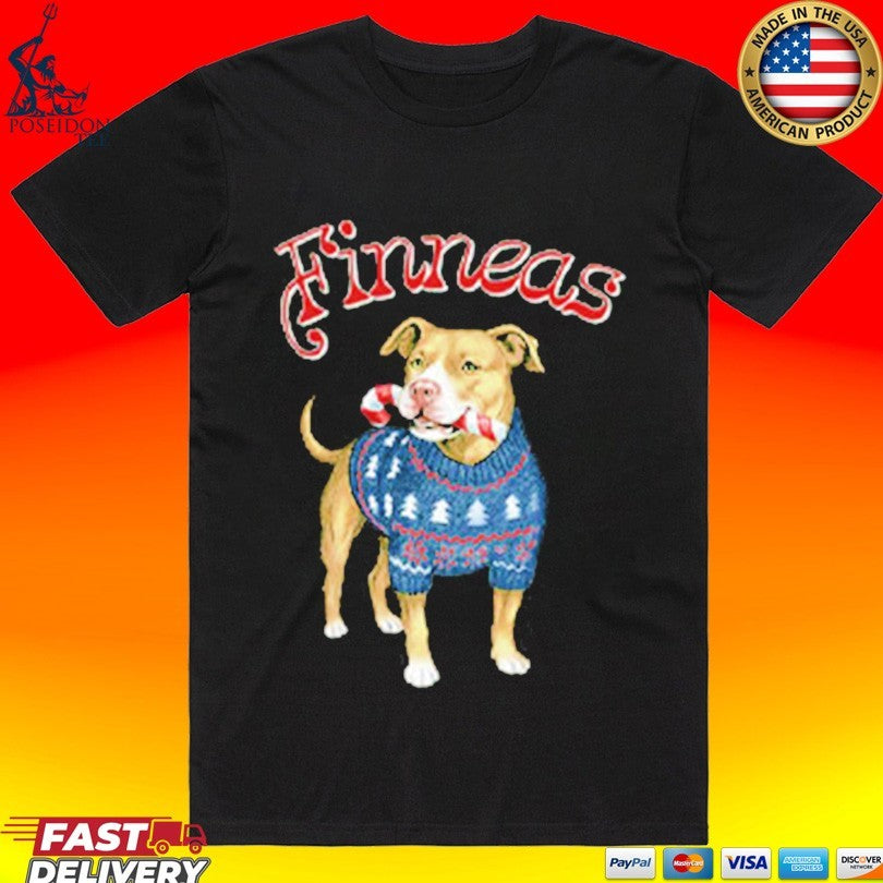 Finneas Peaches Holiday Dog T-shirt Unisex T-shirt, Sweatshirt, Hoodie, Long Sleeve Tee - T-Shirt, Sweatshirt, Hoodie