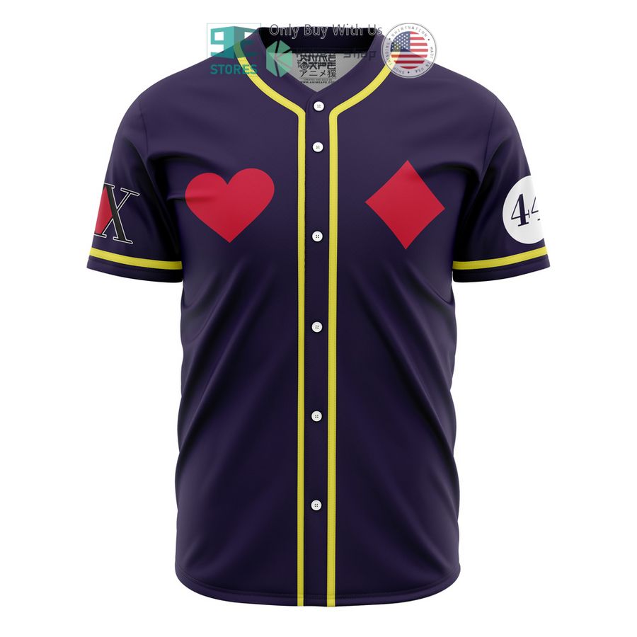 BEST First Outfit Hisoka Hunter X Hunter Baseball Jersey baseball jersey product view 1