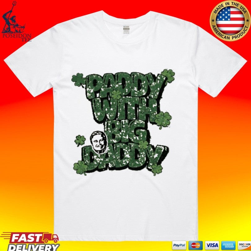 Flanigans Paddy With Big Daddy T-shirt Unisex T-shirt, Sweatshirt, Hoodie, Long Sleeve Tee - T-Shirt, Sweatshirt, Hoodie