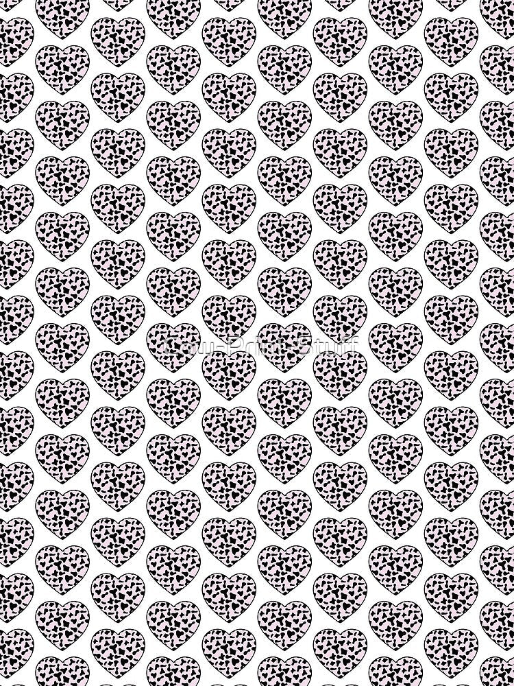 Offset Grid Small Black Cow Patches on Pink Cowhide - Adult & Kids T-Shirts, Sweatshirts & Hoodies apparel design preview 2
