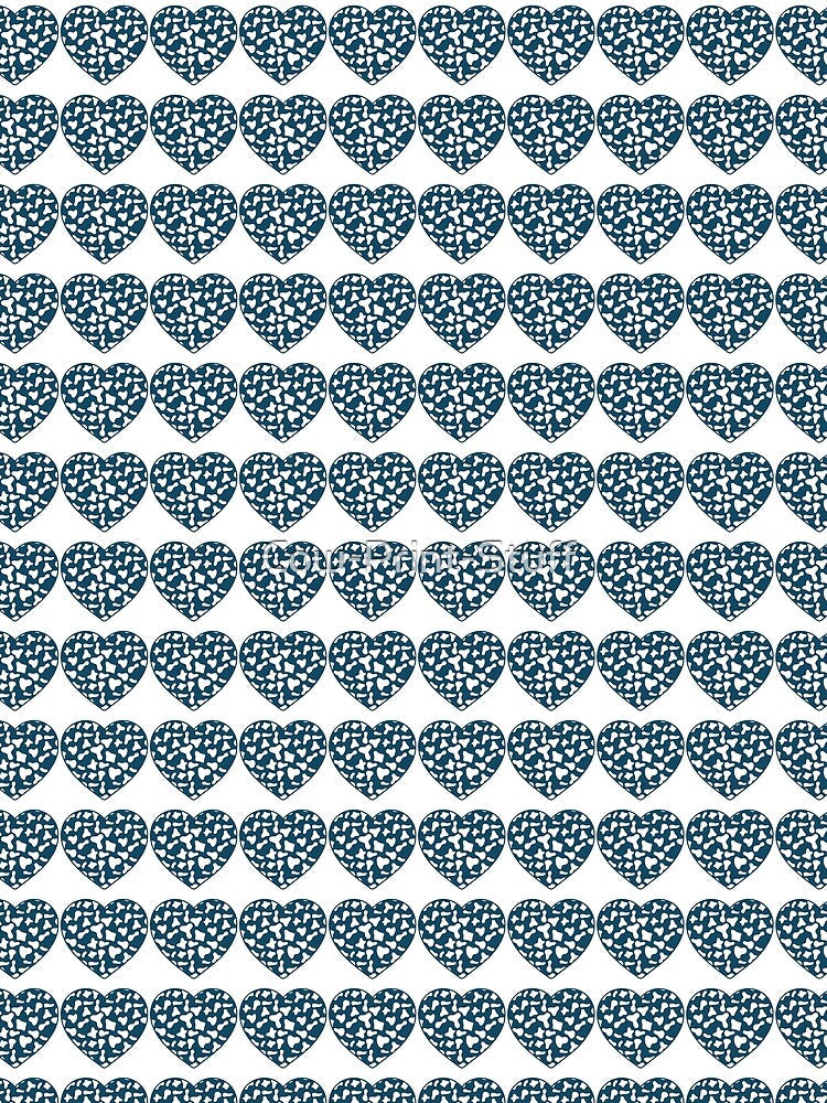 Regular Grid Small White Cow Patches on Royal Blue - Adult & Kids T-Shirts, Sweatshirts & Hoodies apparel design preview 2
