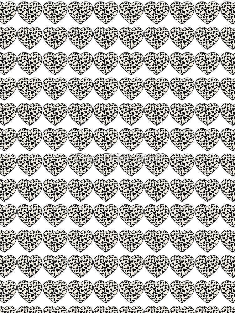 Regular Grid Small Black Cow Patches on Cream Cowhide - Adult & Kids T-Shirts, Sweatshirts & Hoodies apparel design preview 2