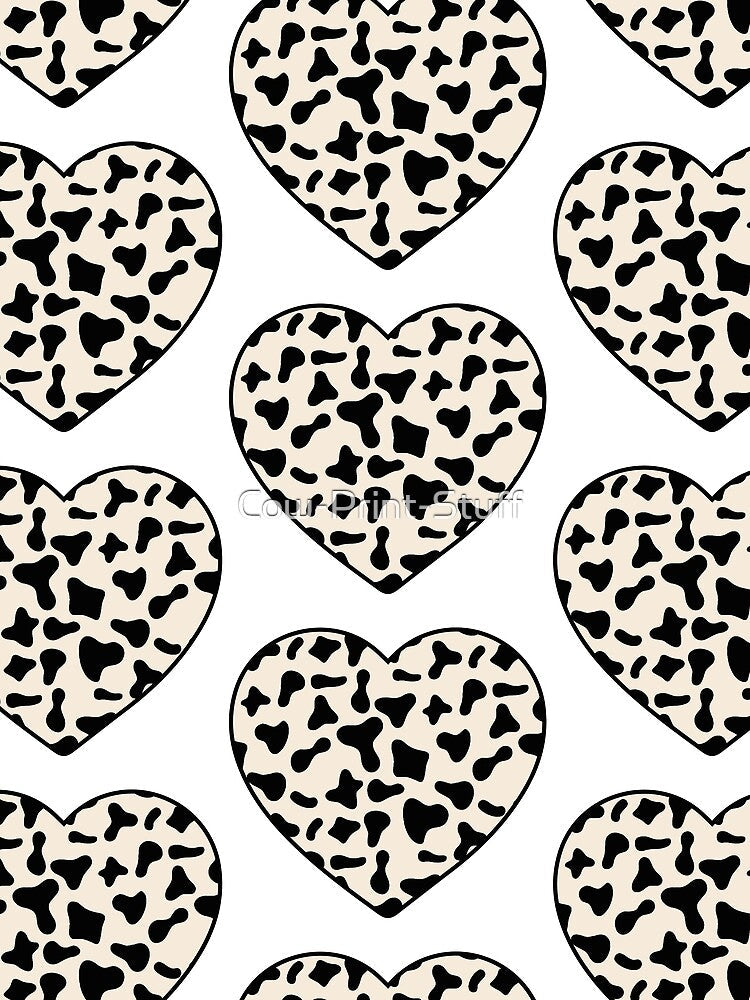 Big Black Cow Patches on Cream Cowhide Continues - Adult & Kids T-Shirts, Sweatshirts & Hoodies apparel design preview 2