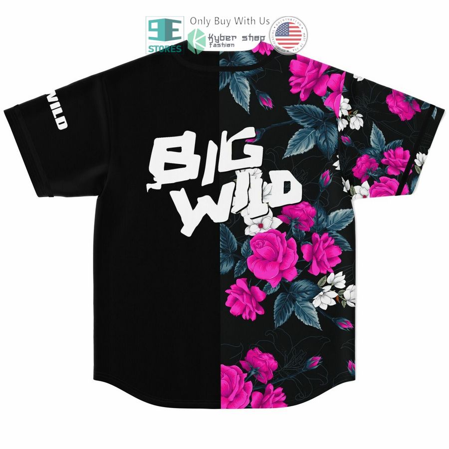 BEST Flowers Big Wild Baseball Jersey baseball jersey product view 1
