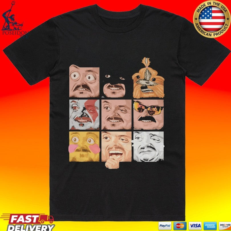 Forsen Collage T-shirt Unisex T-shirt, Sweatshirt, Hoodie, Long Sleeve Tee - T-Shirt, Sweatshirt, Hoodie