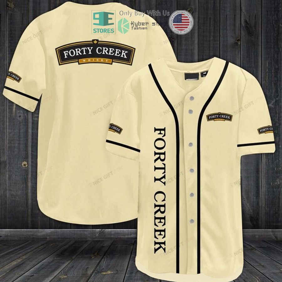 BEST Forty Creek logo Baseball Jersey baseball jersey product view 1