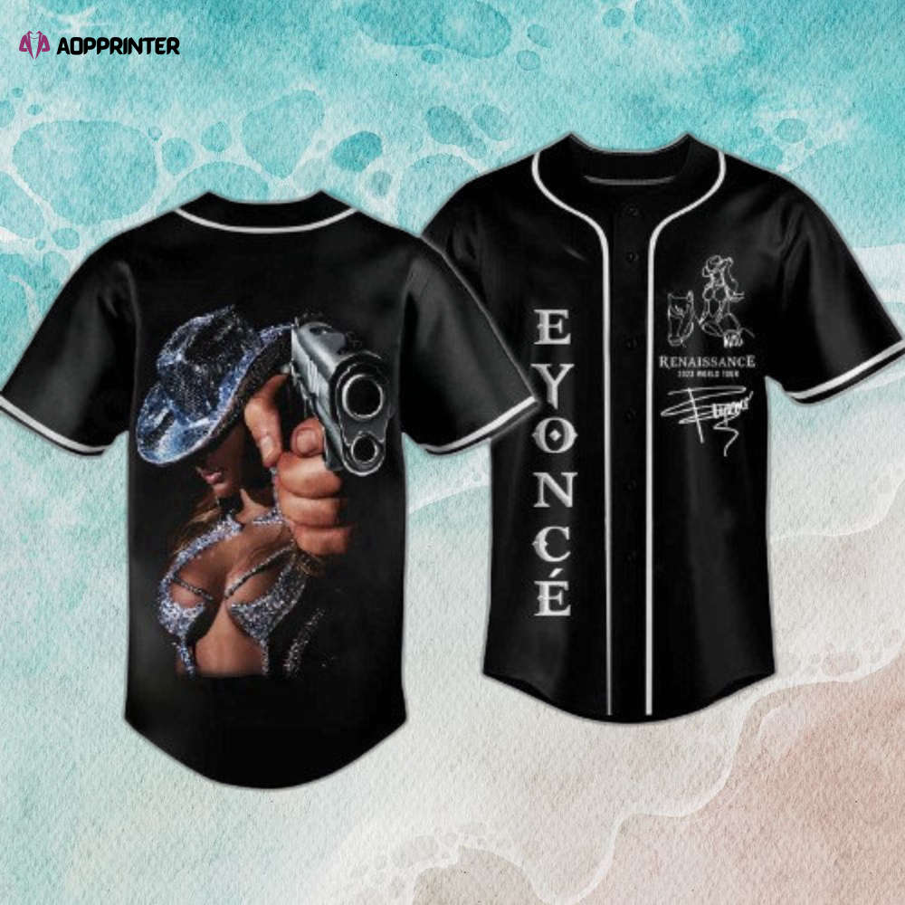 Funny Beyonce Renaissance Baseball Jersey: Unique & Stylish Jersey Shirt baseball jersey product view 1