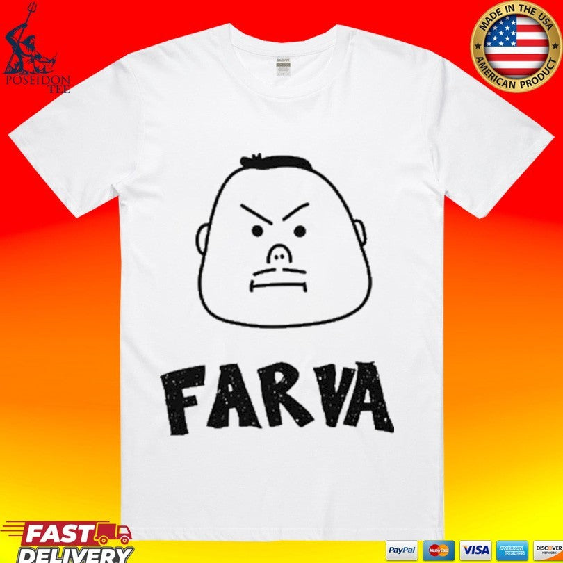 Funny Farva Bachelor Party Drawing Cartoon Big Head T-shirt Unisex T-shirt, Sweatshirt, Hoodie, Long Sleeve Tee - T-Shirt, Sweatshirt, Hoodie