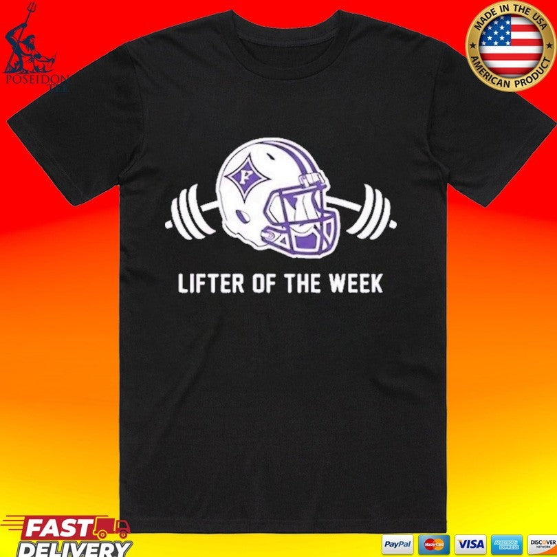 Furman Paladins Lifters Of The Week T-shirt Unisex T-shirt, Sweatshirt, Hoodie, Long Sleeve Tee - T-Shirt, Sweatshirt, Hoodie