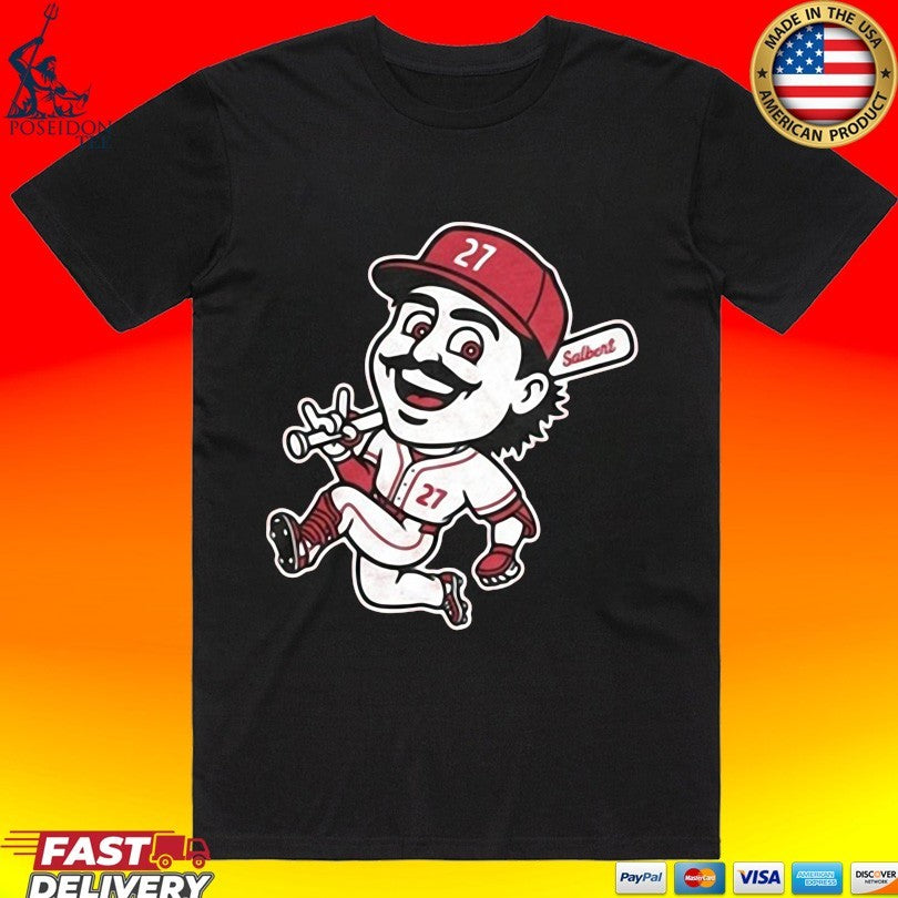 Cincinnati Reds Sal Stewart Salbert T-shirt Unisex T-shirt, Sweatshirt, Hoodie, Long Sleeve Tee - T-Shirt, Sweatshirt, Hoodie