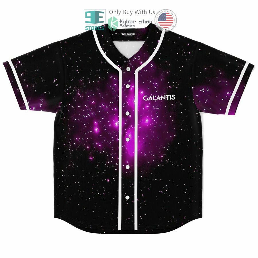 BEST Galanntis galaxy Baseball Jersey baseball jersey product view 1