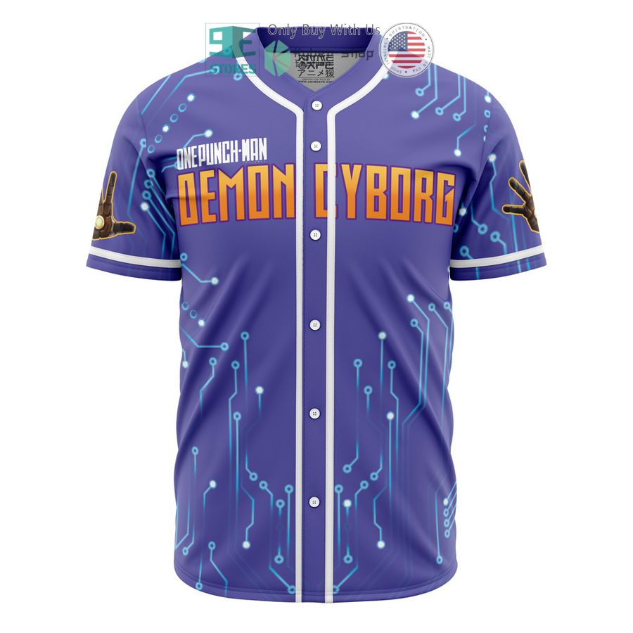 BEST Genos One Punch Man Baseball Jersey baseball jersey product view 1