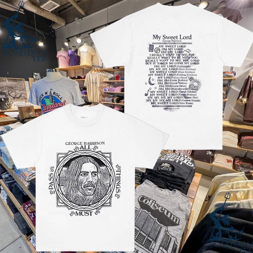 George Harrison All Things Must Pass Tie Dye T-shirt Unisex T-shirt, Sweatshirt, Hoodie, Long Sleeve Tee - T-Shirt, Sweatshirt, Hoodie