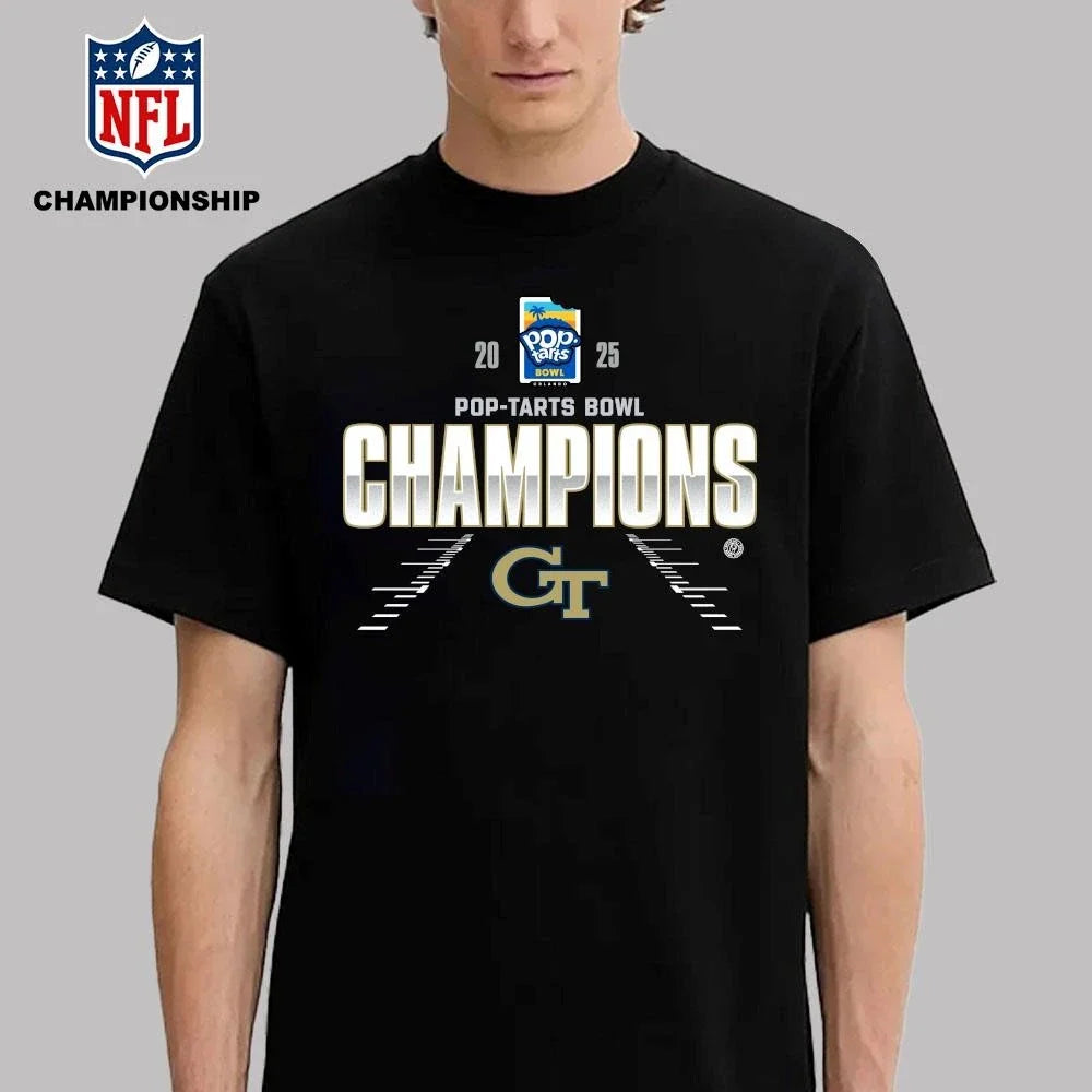 Georgia Tech Yellow Jackets 2025 Pop-Tarts Bowl - Adult & Kids T-Shirts, Sweatshirts & Hoodies apparel design preview 2