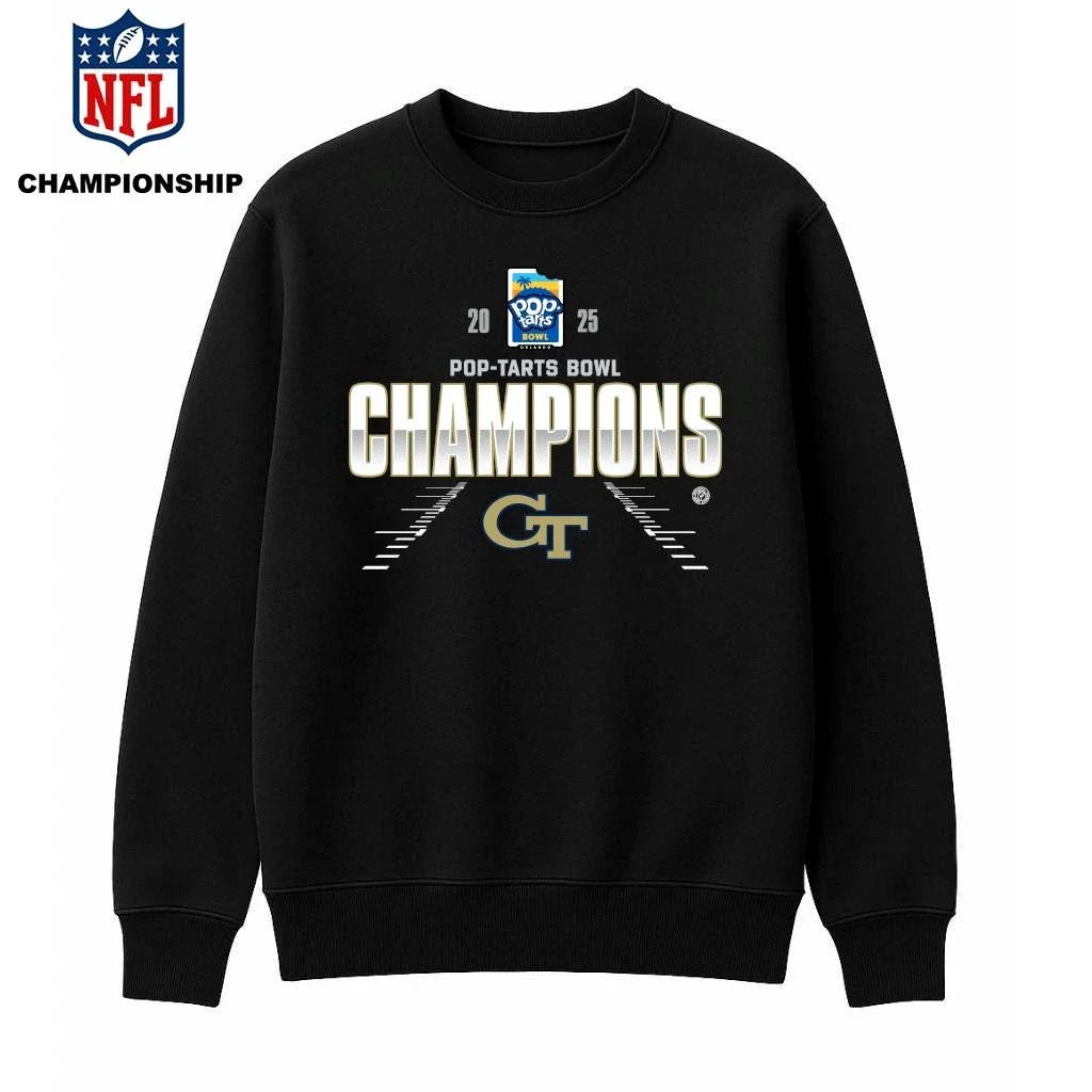 Georgia Tech Yellow Jackets 2025 Pop-Tarts Bowl - Adult & Kids T-Shirts, Sweatshirts & Hoodies apparel design preview 3
