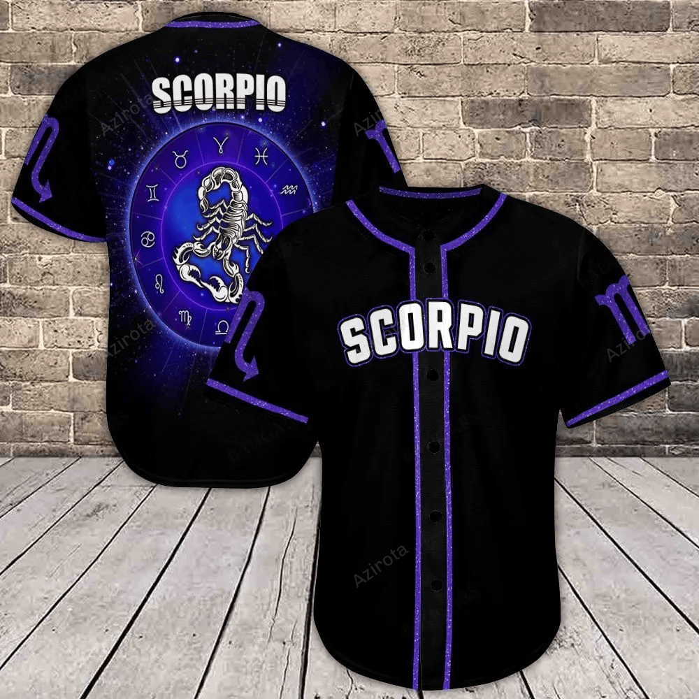 Scorpio Special Zodiac Baseball Jersey 256 baseball jersey product view 1