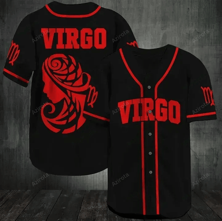 Virgo Amazing Zodiac Baseball Jersey 207 baseball jersey product view 1