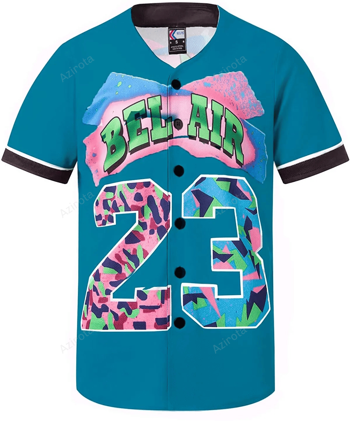 Personalized Dark Green Shirts Hip Hop 90S Fashion Custom Number Idea Gift For Fans Baseball Jersey baseball jersey product view 1