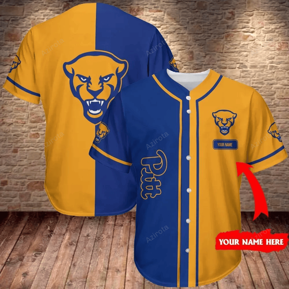 Pittsburgh Panthers Personalized Baseball Jersey 346 baseball jersey product view 1