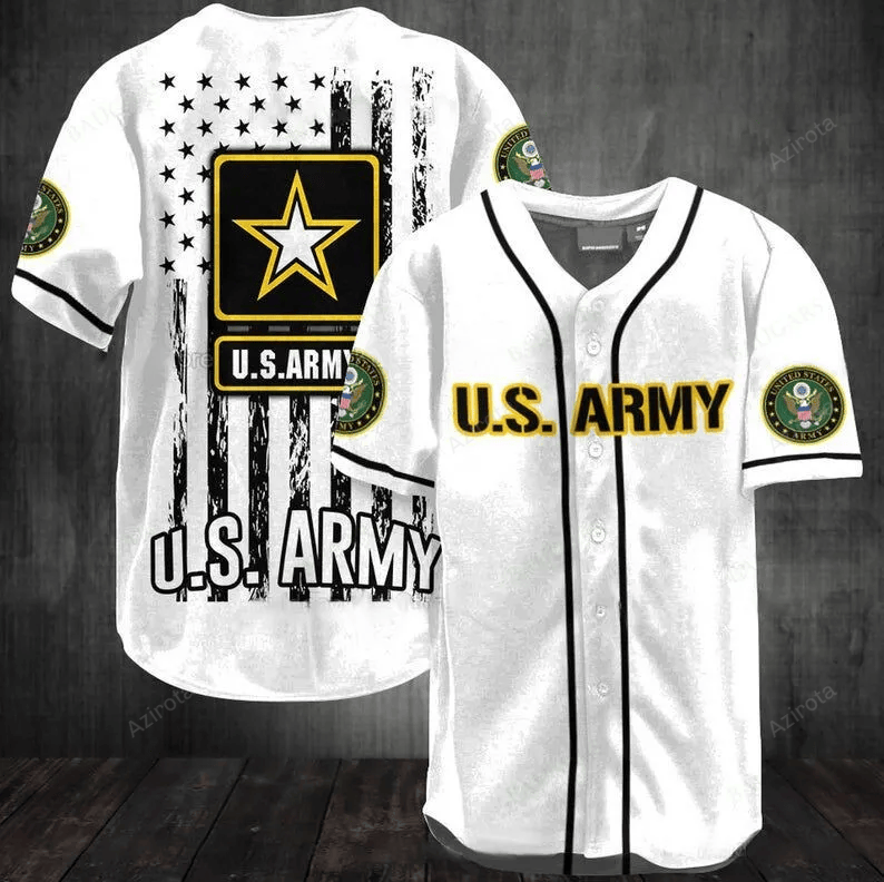U.S Army Baseball Jersey 17 baseball jersey product view 1