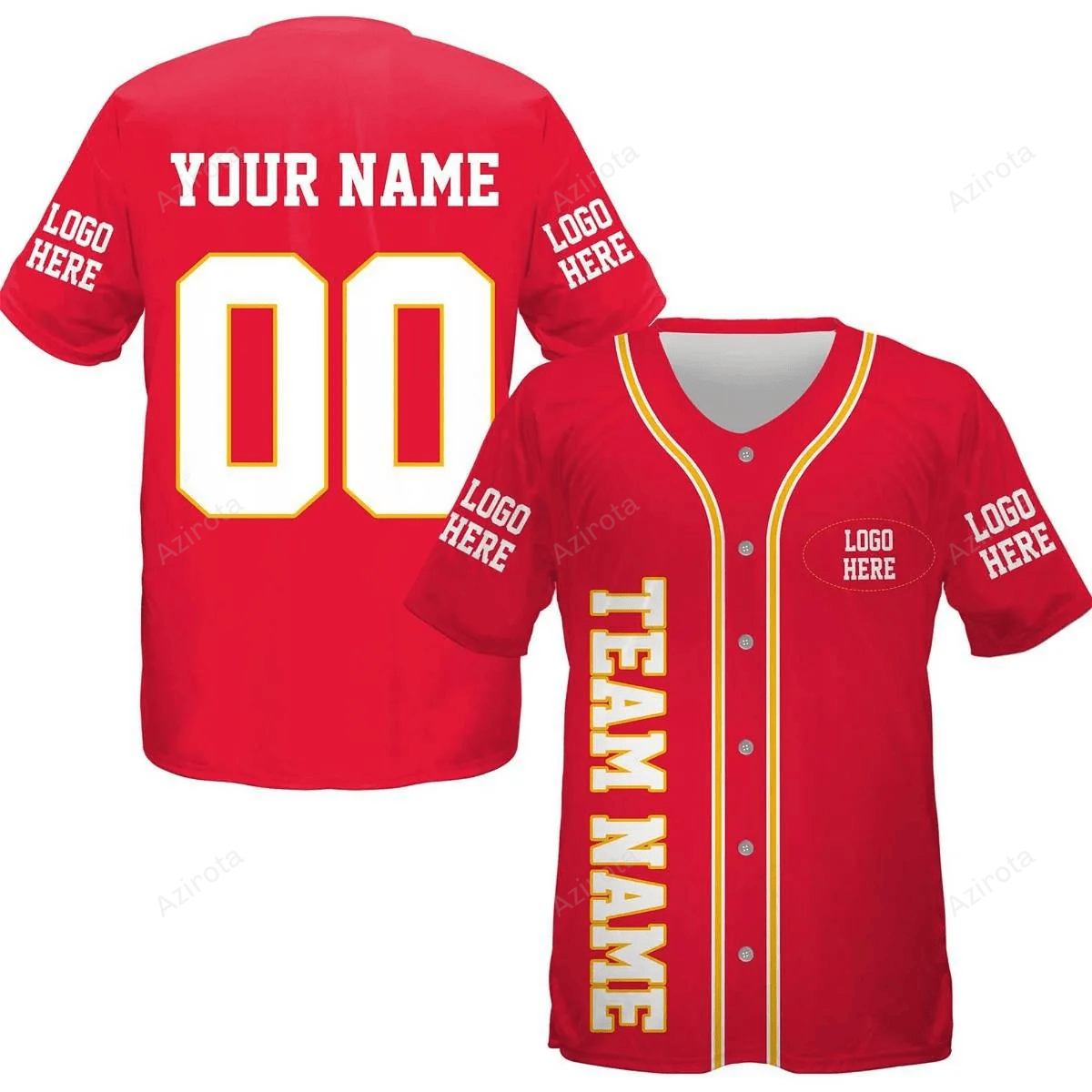 Personalized Kansas City Football Team Idea Gift For Fans Baseball Jersey football jersey product view 1
