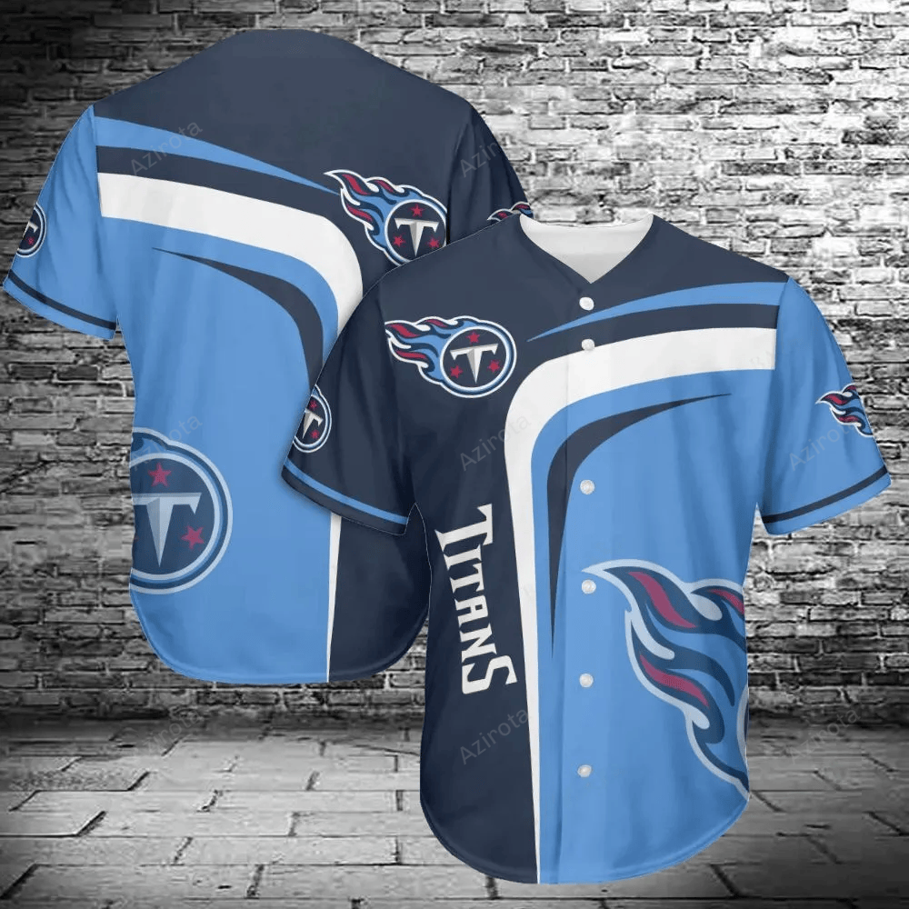 Tennessee Titans Baseball Jersey 448 baseball jersey product view 1