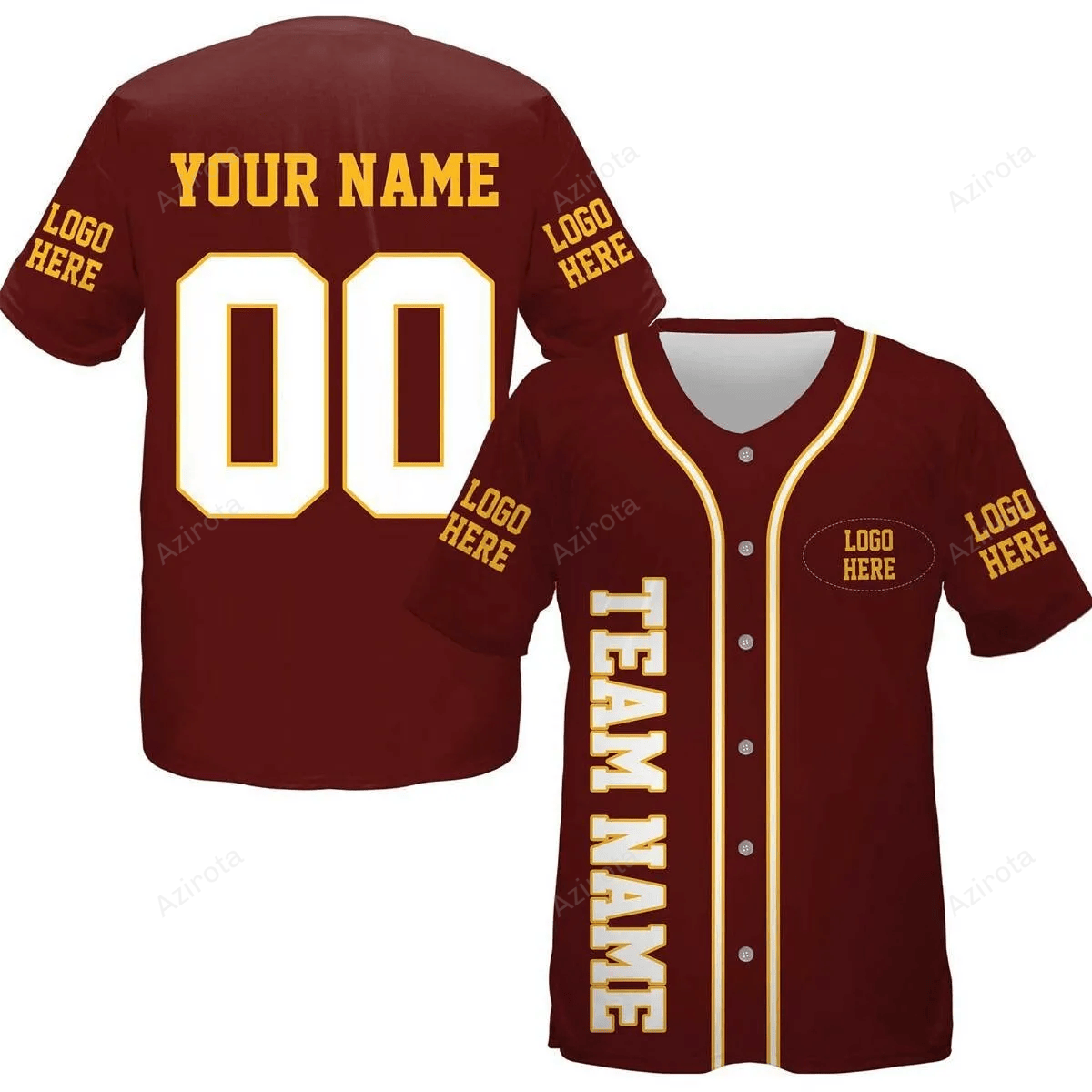 Personalized Washington Football Team Idea Gift For Fans Baseball Jersey - Zimustore football jersey product view 1