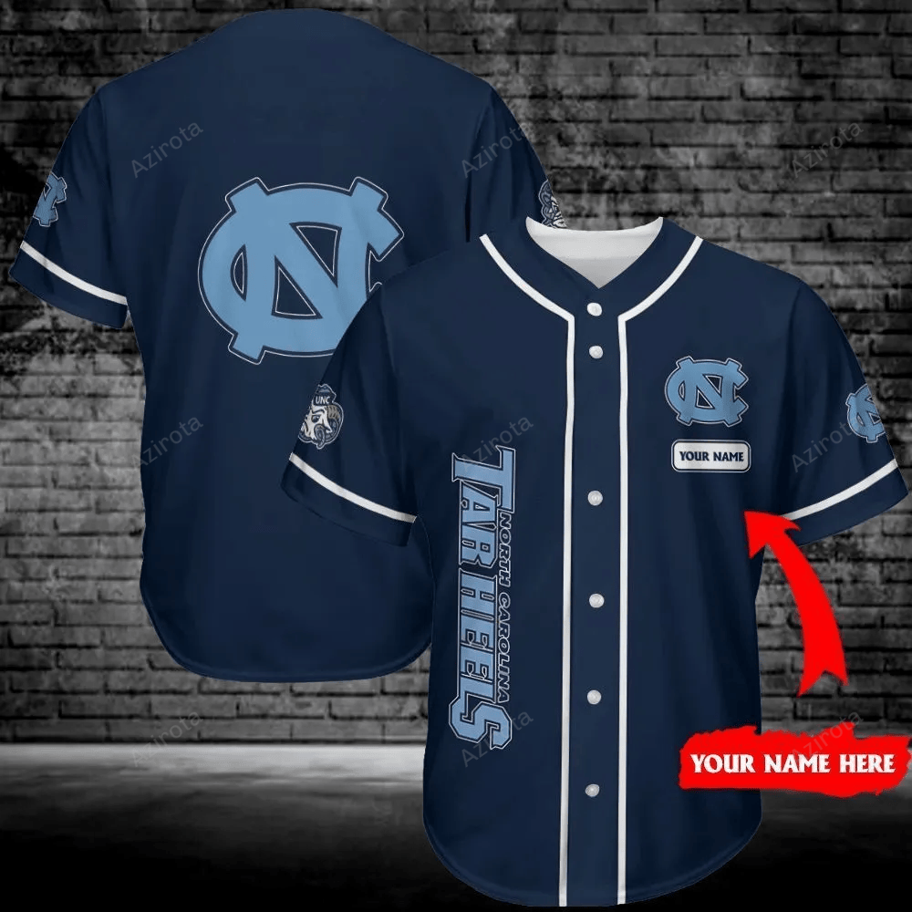 North Carolina Tar Heels Baseball Jersey 331 baseball jersey product view 1