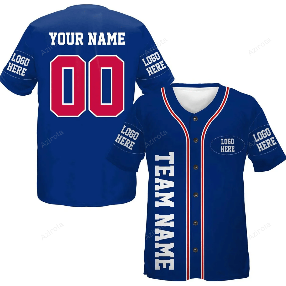 Personalized Buffalo Football Team Idea Gift For Fans Baseball Jersey - Zimustore football jersey product view 1