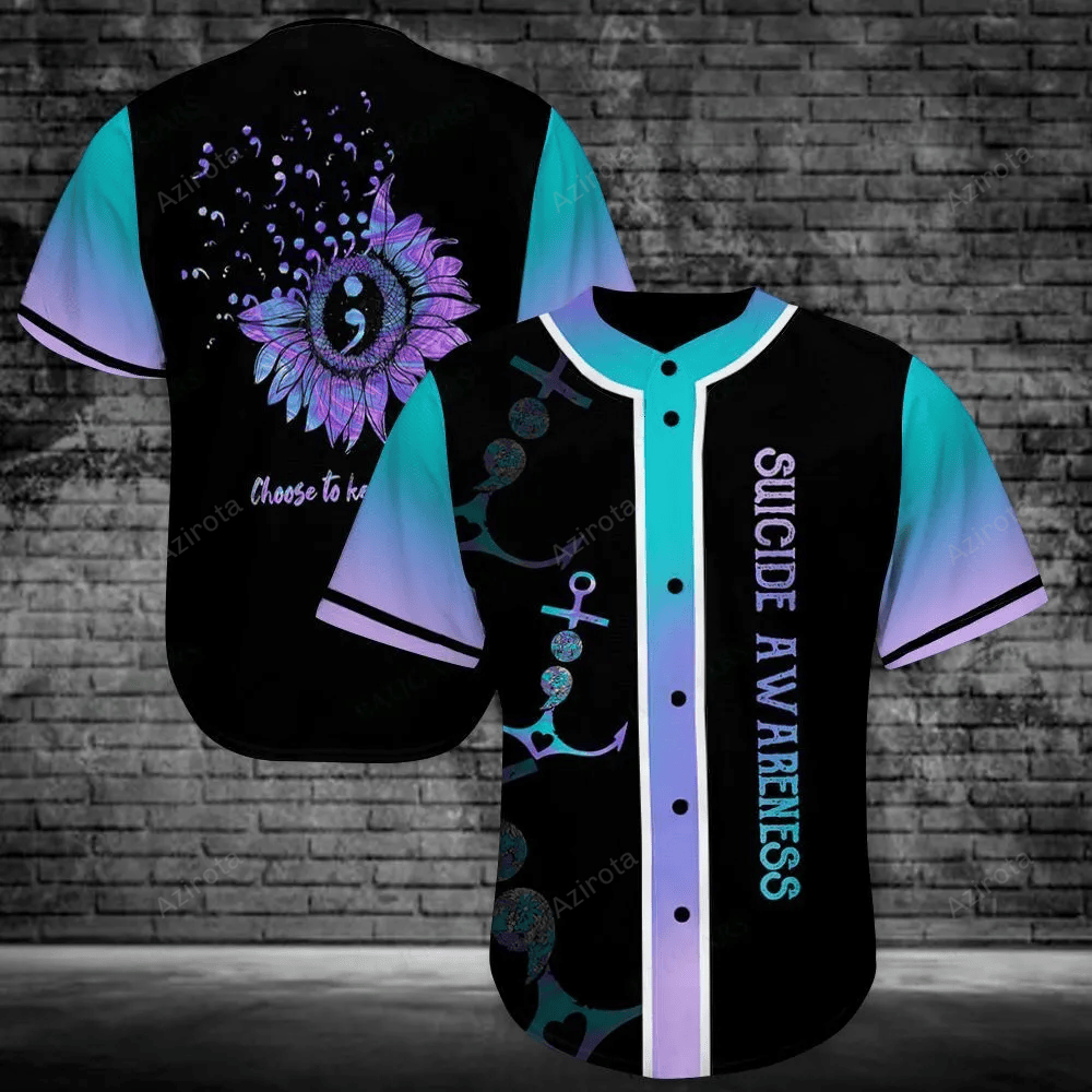 Suicide Baseball Jersey 227 baseball jersey product view 1