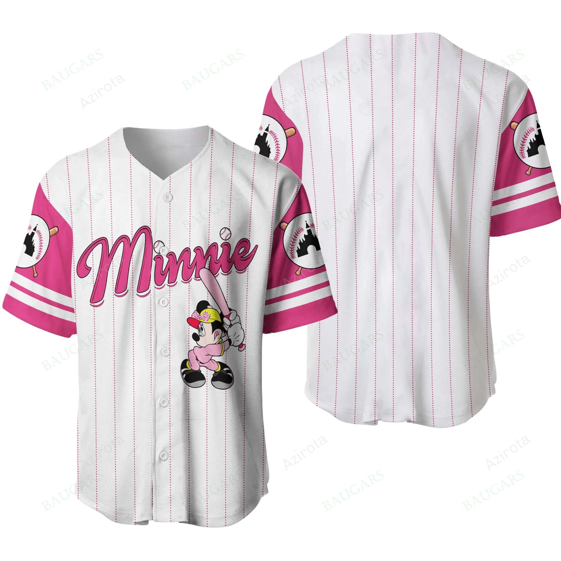 Minnie Baseball Jersey baseball jersey product view 1
