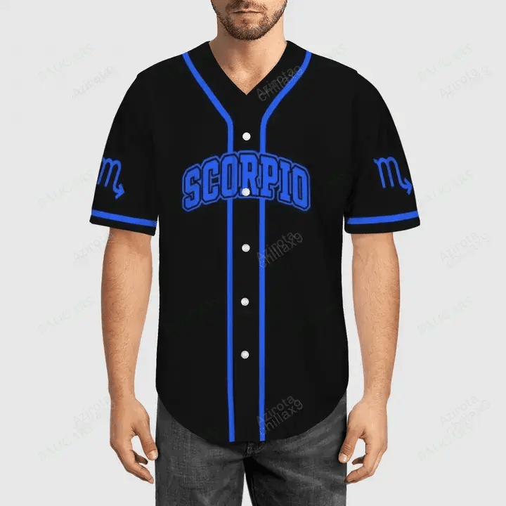 Scorpio Special Zodiac Baseball Jersey 221 baseball jersey product view 1