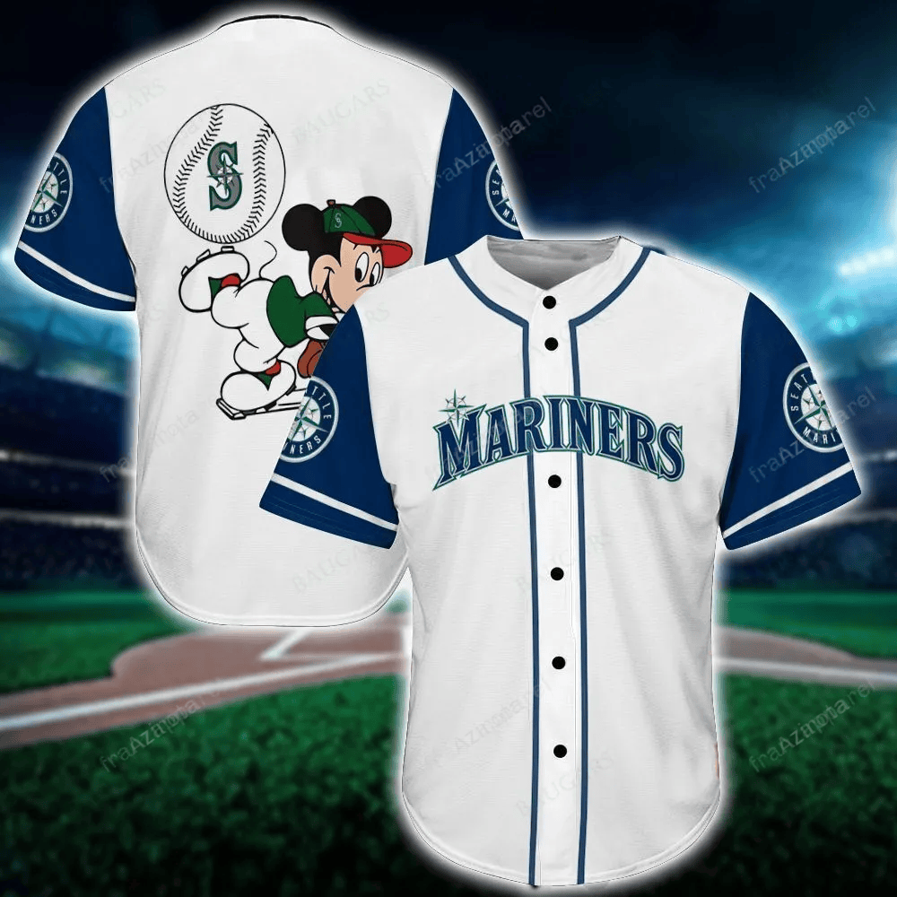 Mk Seattle Mariners Baseball Jersey 31 baseball jersey product view 1