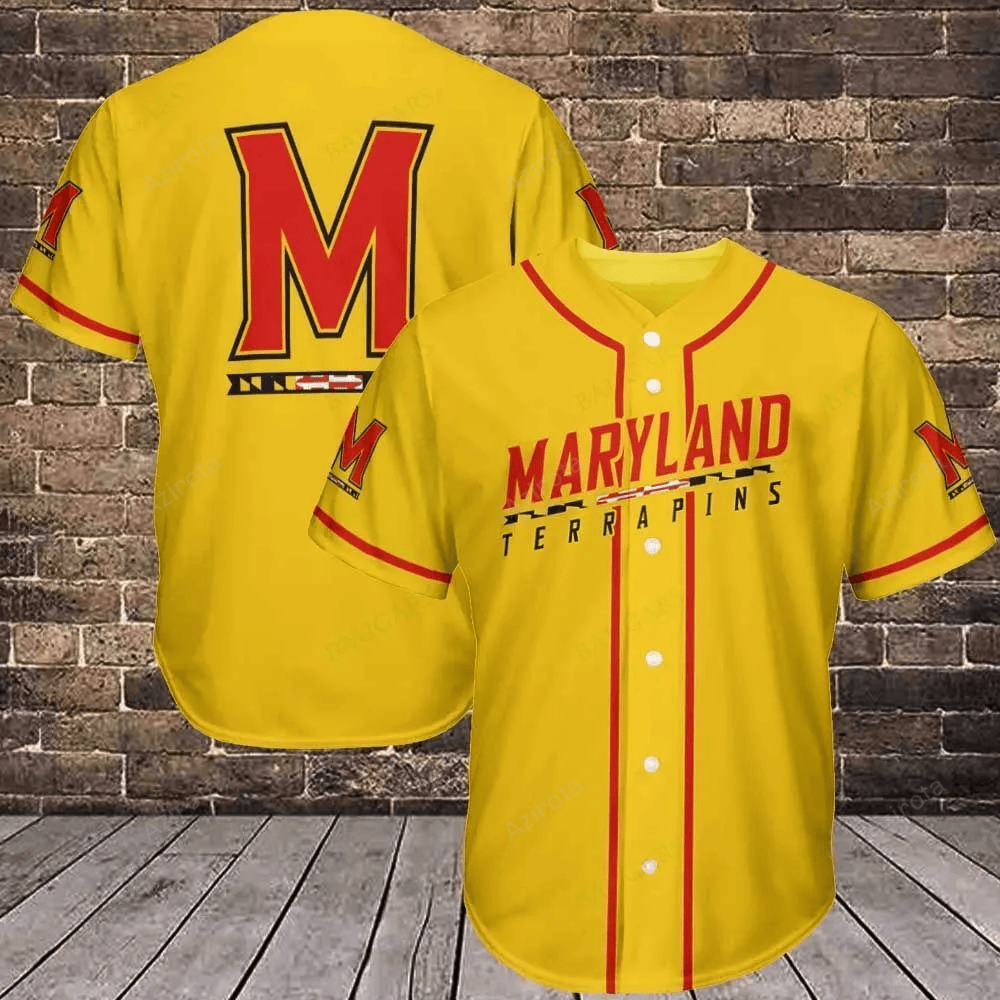 Maryland Terrapins Baseball Jersey 265 baseball jersey product view 1