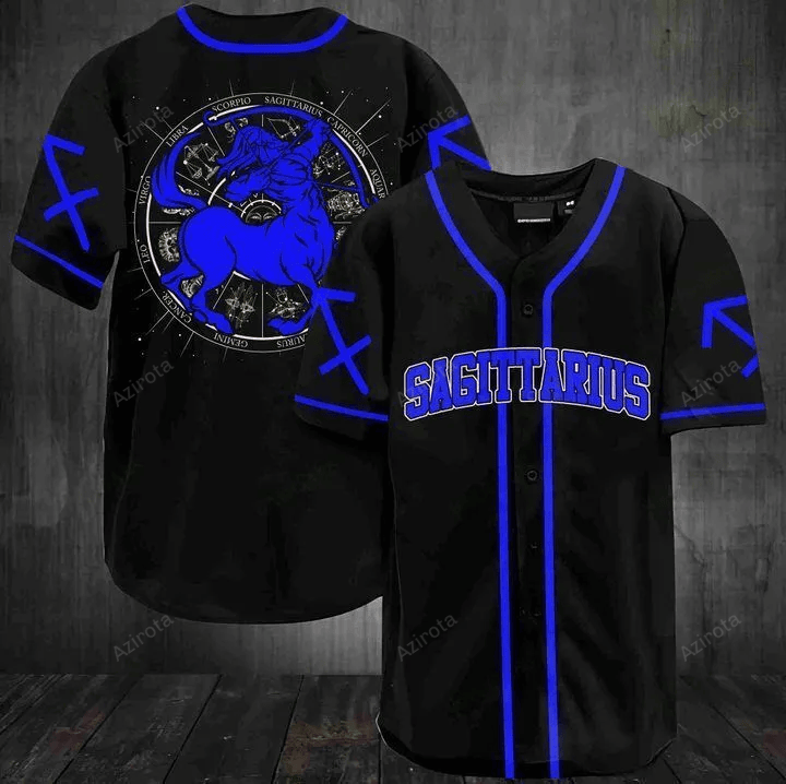 Stunning Zodiac Sagittarius Baseball Jersey 211 baseball jersey product view 1