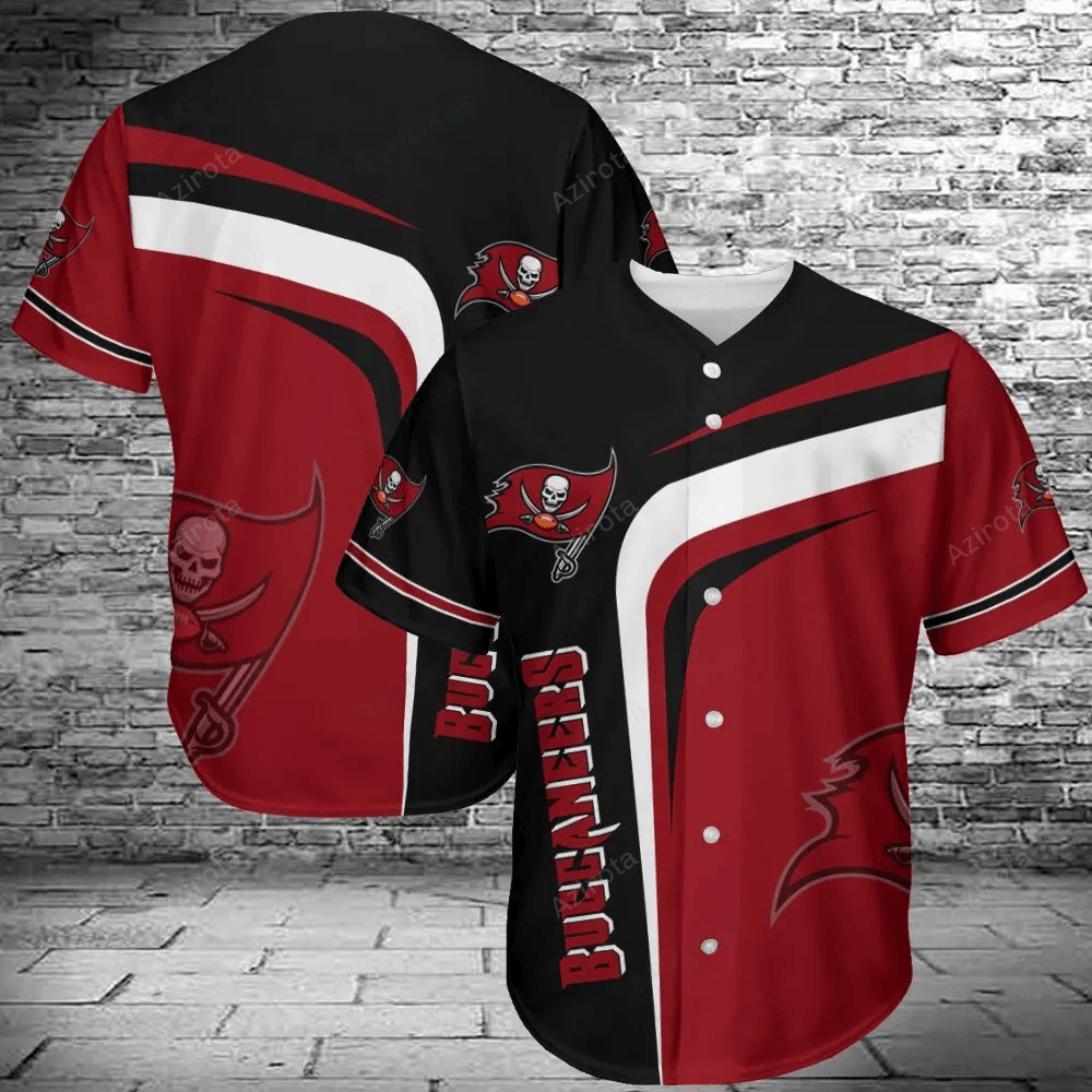 Tampa Bay Buccaneers Baseball Jersey 412 baseball jersey product view 1
