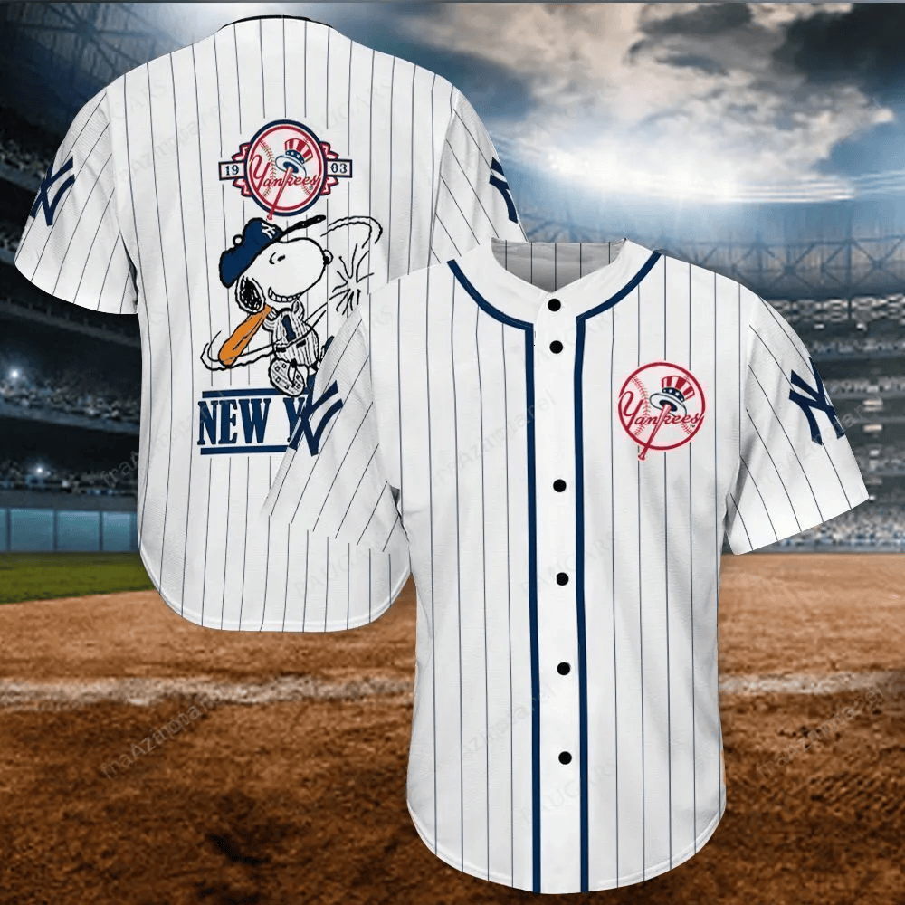 New York Yankees Baseball Jersey 19 baseball jersey product view 1