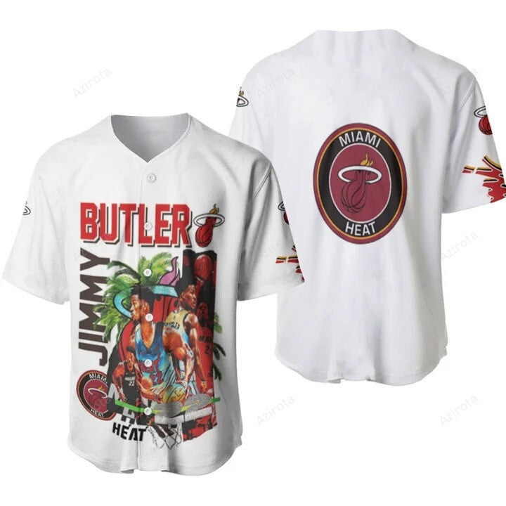 Miami Heat Jimmy Butler 22 Nba American Professional Basketball Player Logo Team Personalized Baseba basketball jersey product view 1