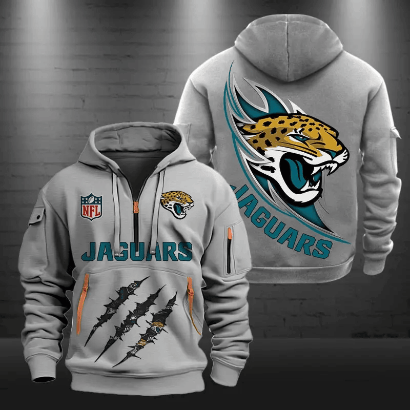 Jacksonville Football Team Quarter Zip Hoodie Team Logo Gift For Fan Unisex T-shirt, Sweatshirt, Hoodie, Long Sleeve Tee - T-Shirt, Sweatshirt, Hoodie