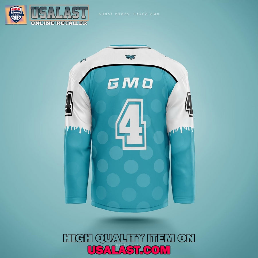 Ghost Drops Hasho GMO Canabis Hockey Jersey hockey jersey product view 3