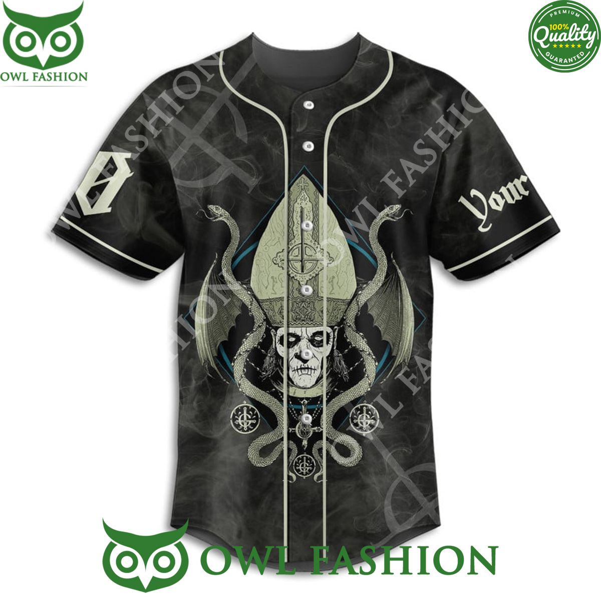 Ghost Rock Band Marry On A Cross Limited Jersey Shirt sports jersey product view 1