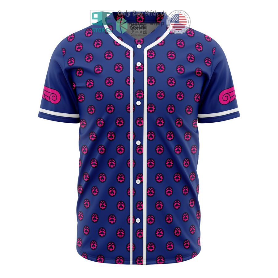 BEST Giorno Giovanna Manga Jojo's Bizarre Adventure Baseball Jersey baseball jersey product view 1