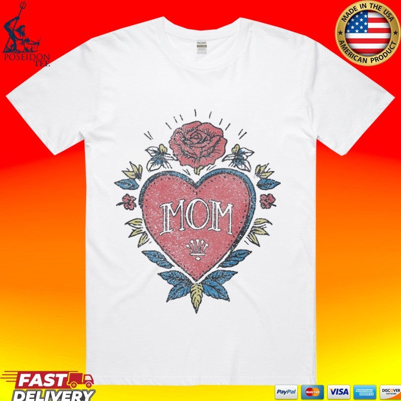 Girl Dangerous Mom Tattoo Vintage T-shirt Unisex T-shirt, Sweatshirt, Hoodie, Long Sleeve Tee - T-Shirt, Sweatshirt, Hoodie