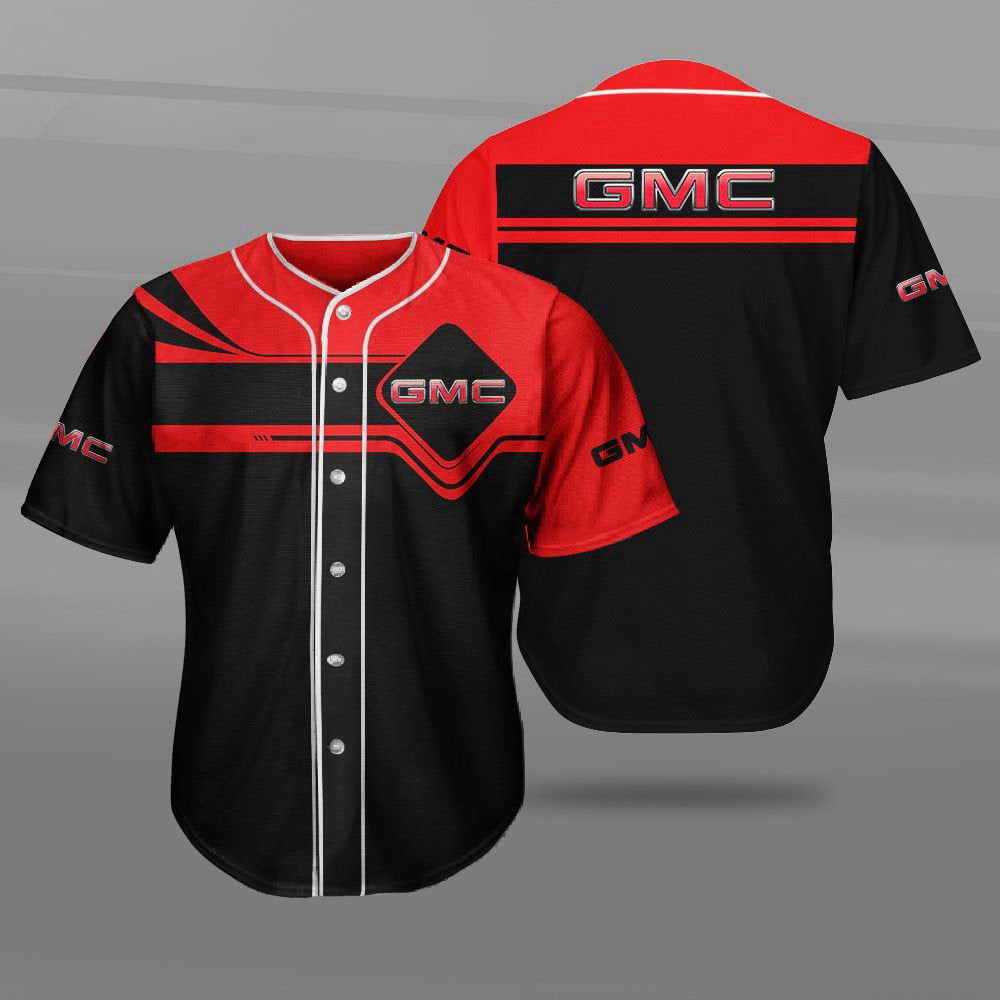 GMC Racing Car Team L3k333 Baseball Jersey: Superior Quality Performance Gear baseball jersey product view 2