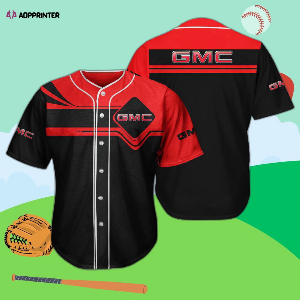 GMC Racing Car Team L3k333 Baseball Jersey: Superior Quality Performance Gear baseball jersey product view 1