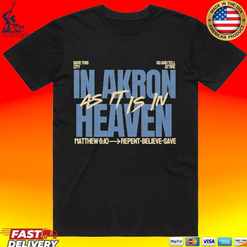 Go And Tell Attire Revival Akron T-shirt Unisex T-shirt, Sweatshirt, Hoodie, Long Sleeve Tee - T-Shirt, Sweatshirt, Hoodie